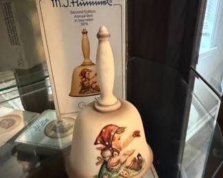1979 Goebel Hummel Second Edition Annual Bell "Farewell" design (2 available; one with box and one without box)