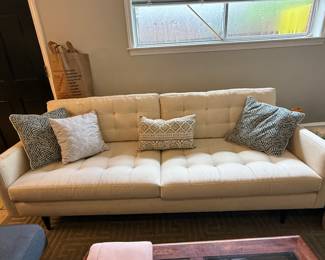 Crate & Barrel Petrie Mid-Century Sofa