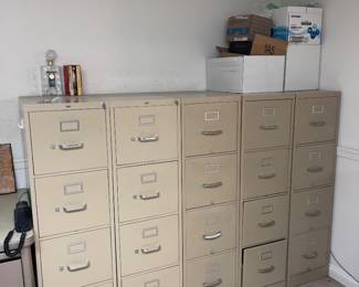 filing cabinets $10 each