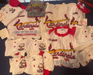 Vintage Cardinals, adult and baby shirts