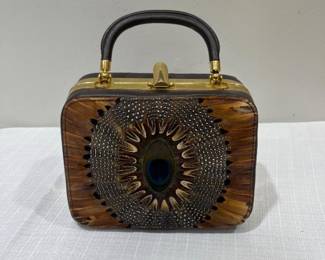 Peacock handbag
