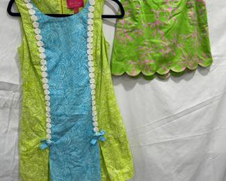 Lily Pulitzer dress and skirt