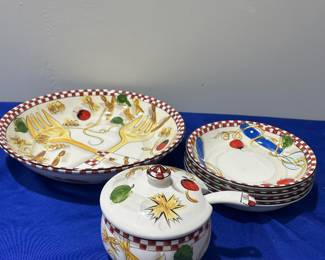 Themed plates and bowls