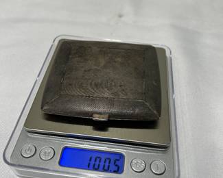 Sterling cigarette case