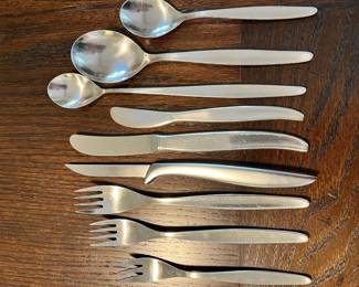 MCM Satin stainless flatware