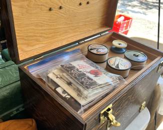 fishing items, hooks and lures