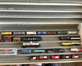 "N" gage trains