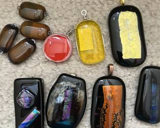 art glass pendants