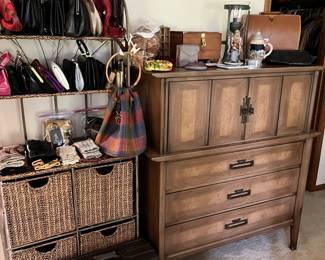 dresser, purses