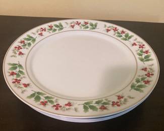Christmas plates