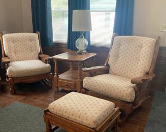 Chairs & ottoman