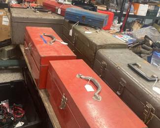 Vintage tool boxes