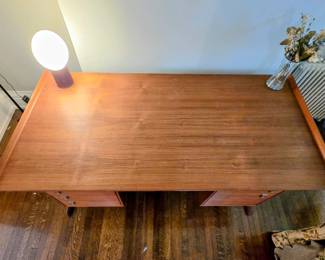 Mid Century Modern Scandinavia Style Executive Desk 28H x 74W x 28D