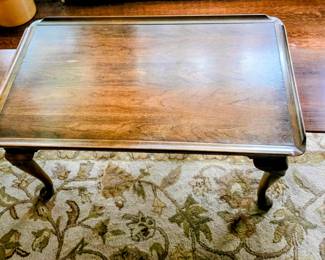 Queen Anne's Style Cocktail Table 18.5H x36W x 21D