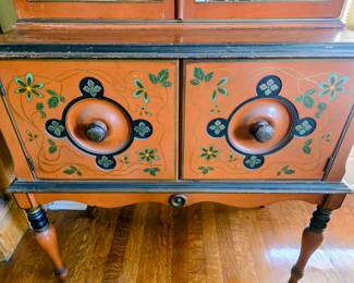 Quaint China Cabinet 56H x31W x 15D
