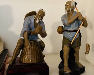 Pair of Chinese Mudmen