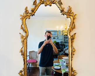 Vintage Giltwood Italian Mirror