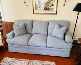 Blue Sherrill Sofa