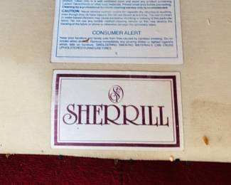 Red Sherrill Loveseat