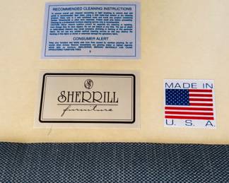 Blue Sherrill Sofa