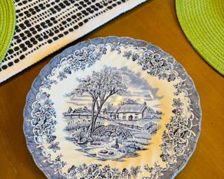 Blue & White Porcelain Plate