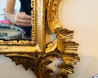 Vintage Giltwood Italian Mirror