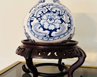 Blue & White Porcelain Vase