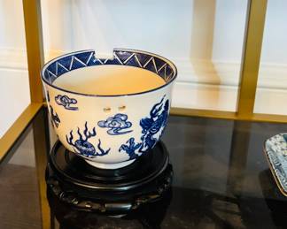 Blue & White Porcelain Bowl