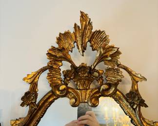 Vintage Giltwood Italian Mirror
