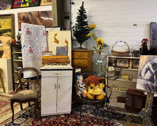 Metal kitchen cabinet