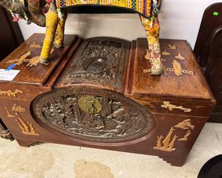 Carved trunk