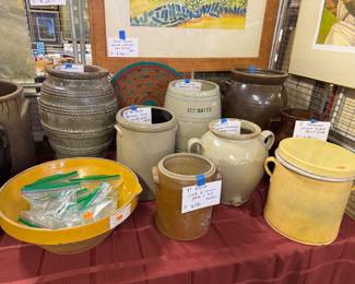 French Confit pottery 1800's