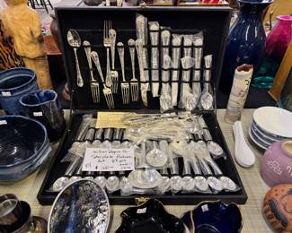 Ornate flatware set