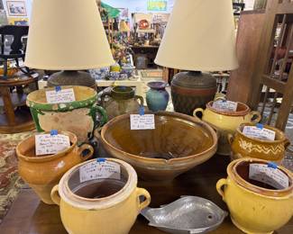 More French Confit Pottery 1800's