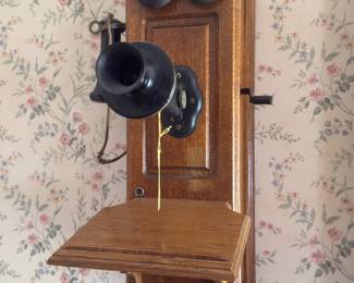 Antique Wall Telephone 