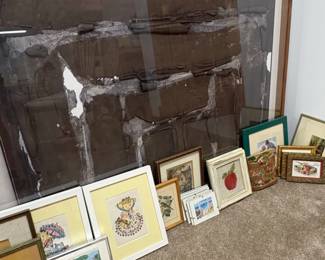 Collection of Assorted Framed Prints and Artwork, including Botanical and Victorian Illustrations fifth image