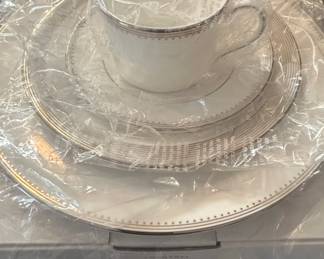 Vera Wang for Wedgwood Grosgrain Bone China Dinnerware Service for , never been opened