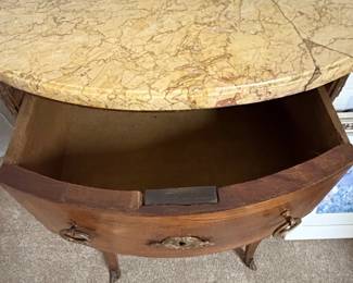 French Louis XV Style MarbleTop Commode third image