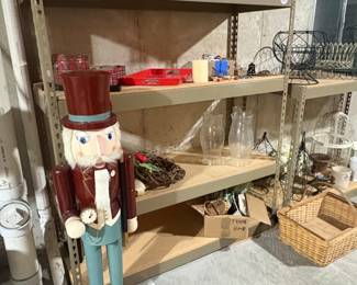 Large Decorative Wooden Nutcracker Figure