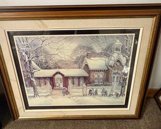 Terry Redlin The Museum Framed Print