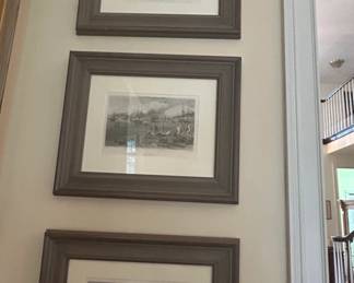 Set of Three th Century British Landscape Engravings
