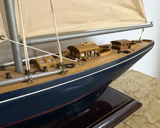 Vintage Endeavour J Class Yacht Model third image