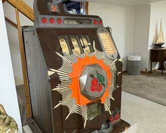 Mills Novelty Co. Cent Bursting Cherry Slot Machine fifth image