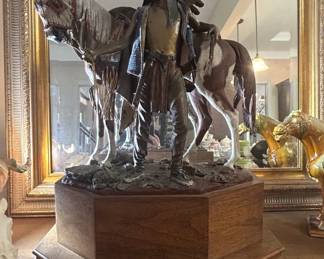 Original Gallery Dave McGary Young Men of the Enemy Fear His Horses Bronze Sculpture Limited or