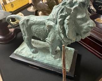 Edward Kemeys Chicago Art Institute Lion Bookends