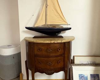French Louis XV Style MarbleTop Commode