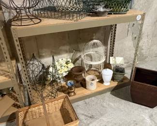 Collection of Decorative Farmhouse and Garden Decor