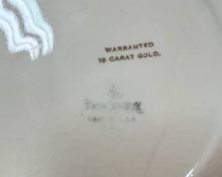 Warranted Carat Gold Rim Dinner Plate second image
