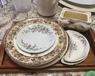 Johnson Brothers Friendly Village and Old Britain Castles Mixed China Set