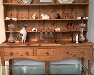 Antique English Pine Welsh Dresser